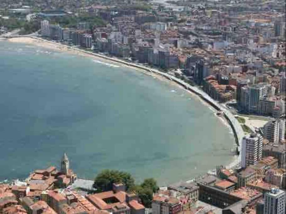 Apartamento A 100Metros De La Playa De San Lorenzo Gijón Zewnętrze zdjęcie